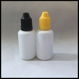 Porcellana la plastica bianca 30ml imbottiglia le bottiglie vuote del liquido delle bottiglie E del contagoccia dell'ANIMALE DOMESTICO fornitore