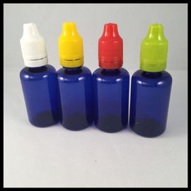 Porcellana La plastica blu 30ml imbottiglia le bottiglie del liquido di Cig delle bottiglie E del contagoccia dell'ANIMALE DOMESTICO fornitore
