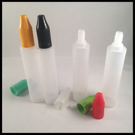 Porcellana Bottiglie di plastica vuote traslucide del contagoccia del PE, bottiglie di plastica di compressione 30ml fornitore
