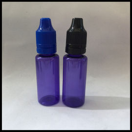 Porcellana Le bottiglie liquide porpora dell'ANIMALE DOMESTICO E, contagoccia Squeezable di plastica dell'ANIMALE DOMESTICO imbottiglia la capacità 15ml fornitore