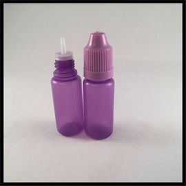 Porcellana Cappuccio innocuo per i bambini del LDPE di punta sottile lunga porpora riutilizzabile liquida del contagoccia Bottles10ml fornitore