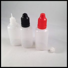 Porcellana LDPE innocuo per i bambini della bottiglia del contagoccia 30ml, piccole bottiglie di plastica liquide in serie del contagoccia fornitore