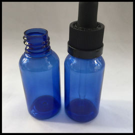 Porcellana Il piccolo contagoccia di occhio imbottiglia le bottiglie di plastica vuote del contagoccia dell'olio blu e essenziale fornitore