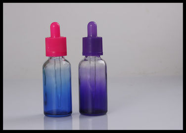 Porcellana bottiglia di olio essenziale di vetro della bottiglia del contagoccia di colore porpora blu di pendenza 30ml fornitore