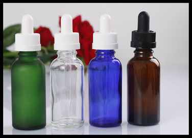 Porcellana bottiglia liquida cosmetica verde della bottiglia di olio essenziale della bottiglia di vetro 30ml fornitore