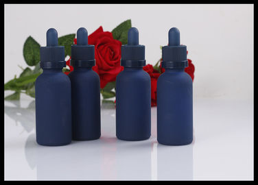 Porcellana Bottiglie di vetro di aromaterapia innocua per i bambini del cappuccio, bottiglie di vetro blu 30ml per gli oli essenziali fornitore