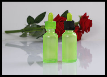 Porcellana bottiglia di vetro liquida del contagoccia dell'olio essenziale della bottiglia di cig di 30ml 1oz E verde chiaro fornitore