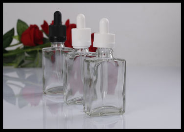 Porcellana bottiglia liquida essenziale quadrata del contagoccia della bottiglia di olio della bottiglia di vetro 30ml E fornitore