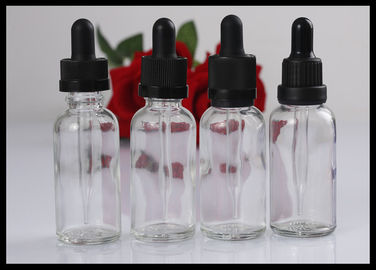 Porcellana Chiare bottiglie di vetro durevoli 30ml dell'olio essenziale riutilizzabili per il condimento liquido fornitore