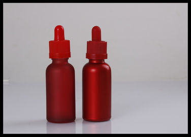 Porcellana Mini schermo glassato delle bottiglie di vetro dell'olio essenziale rosso che stampa i cappucci innocui per i bambini di Logol fornitore