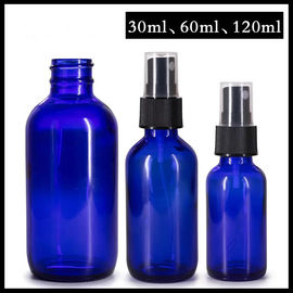 Porcellana Bottiglia di vetro 30ml 60ml 120ml dello spruzzo di colore blu per lozione/profumo cosmetici fornitore