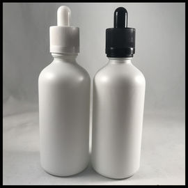 Porcellana Capacità vuota di vetro glassato 100ml di bianco delle bottiglie di olio essenziale del contagoccia liquido di E fornitore