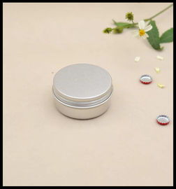 Porcellana Il cotone cosmetico di alluminio della crema dei contenitori 50g di forma rotonda può con il coperchio della vite fornitore
