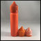 Piccole bottiglie di plastica arancio del contagoccia, bottiglia su ordinazione del gocciolamento dell'unicorno del giro 60ml fornitore
