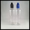 Grandi bottiglie di plastica del contagoccia di capacità 100ml, chiare bottiglie vuote di plastica del contagoccia di occhio fornitore