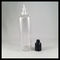 Grandi bottiglie di plastica del contagoccia di capacità 100ml, chiare bottiglie vuote di plastica del contagoccia di occhio fornitore