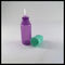 Cappuccio innocuo per i bambini del LDPE di punta sottile lunga porpora riutilizzabile liquida del contagoccia Bottles10ml fornitore