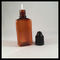 30ml bottiglie liquide di plastica ambrate dell'ANIMALE DOMESTICO E, bottiglie del liquido del vapore di forma del triangolo fornitore