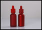 Mini schermo glassato delle bottiglie di vetro dell'olio essenziale rosso che stampa i cappucci innocui per i bambini di Logol fornitore