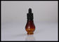bottiglie del contagoccia di 30ml Brown, fiale di vetro vuote riutilizzabili per gli oli essenziali fornitore