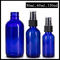 Bottiglia di vetro 30ml 60ml 120ml dello spruzzo di colore blu per lozione/profumo cosmetici fornitore