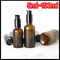 Pompa di vetro del nero della bottiglia del contagoccia dell'olio essenziale di colore di Brown per lozione cosmetica fornitore
