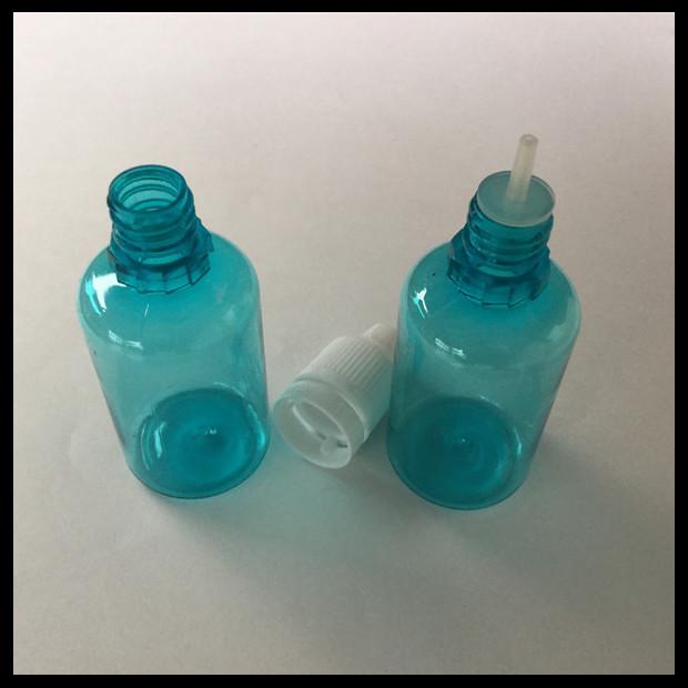 Pet le bottiglie vuote blu del liquido Ejuice del contagoccia delle bottiglie di plastica E delle bottiglie 30ml