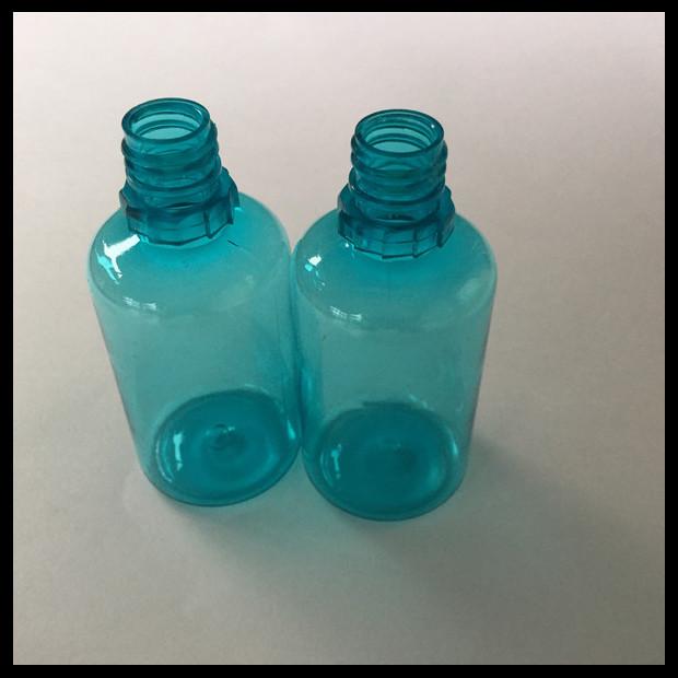 Pet le bottiglie vuote blu del liquido Ejuice del contagoccia delle bottiglie di plastica E delle bottiglie 30ml