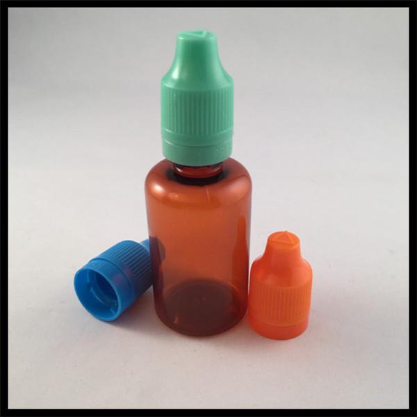 Vapor le bottiglie vuote del contagoccia dell'ANIMALE DOMESTICO delle bottiglie 30ml del contagoccia di plastica del succo