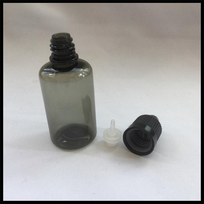 Il contagoccia liquido nero dell'animale domestico della bottiglia di 30ml E imbottiglia la bottiglia di plastica della sigaretta di E