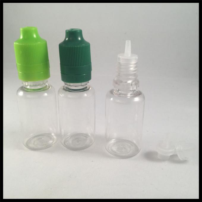 Piccole bottiglie liquide di plastica dell'ANIMALE DOMESTICO E, bottiglia farmaceutica trasparente del contagoccia dell'orecchio