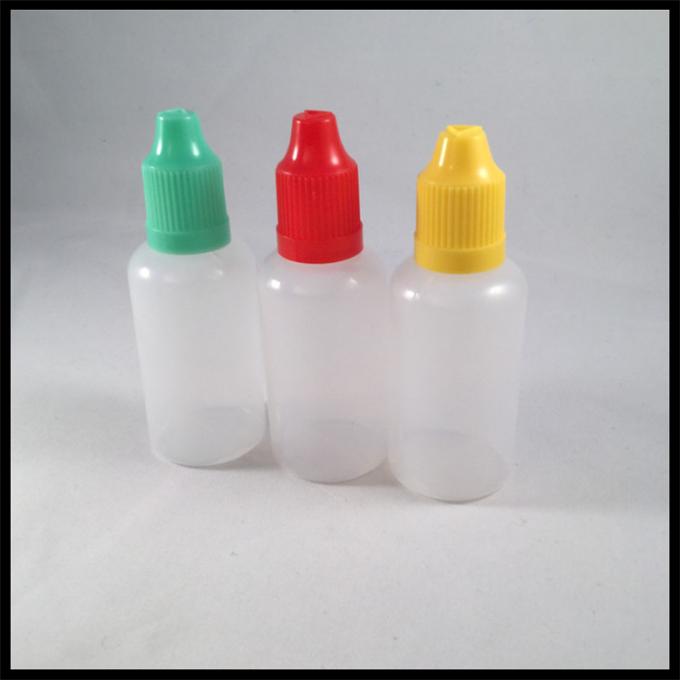 LDPE innocuo per i bambini della bottiglia del contagoccia 30ml, piccole bottiglie di plastica liquide in serie del contagoccia