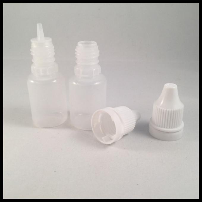 Le bottiglie del contagoccia del LDPE del liquido 10ml di E con il bambino resistono alla resistenza di base dell'acido del cappuccio