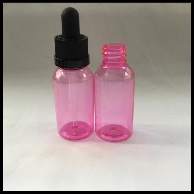 La pipetta di plastica dell'animale domestico rosa imbottiglia 30ml per la prestazione eccellente di bassa temperatura dell'imballaggio cosmetico