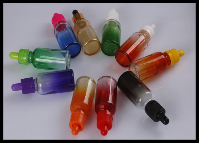 Bottiglie di vetro liquide del contagoccia dell'olio essenziale di pendenza di verde del succo 30ml di E E
