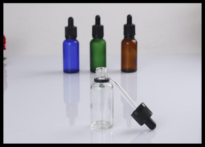 bottiglia liquida del cosmetico della bottiglia di olio della bottiglia E del contagoccia del vetro trasparente 30ml