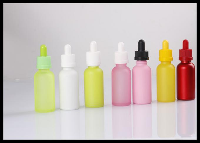 Dimensione su misura rosa delle bottiglie di vetro dell'olio essenziale del profumo con il cappuccio innocuo per i bambini