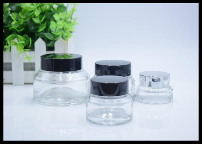 Contenitori crema cosmetici 30g 50g del barattolo del vetro trasparente