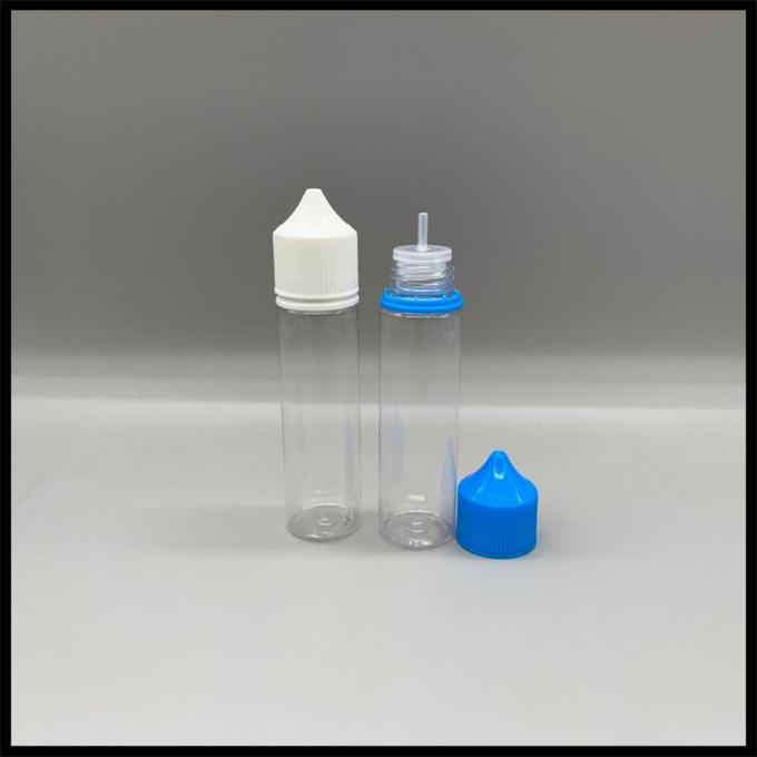 Forma rotonda paffuta della materia plastica dell'ANIMALE DOMESTICO della bottiglia rv dell'unicorno del contagoccia 60ml di iso per il Cig di E