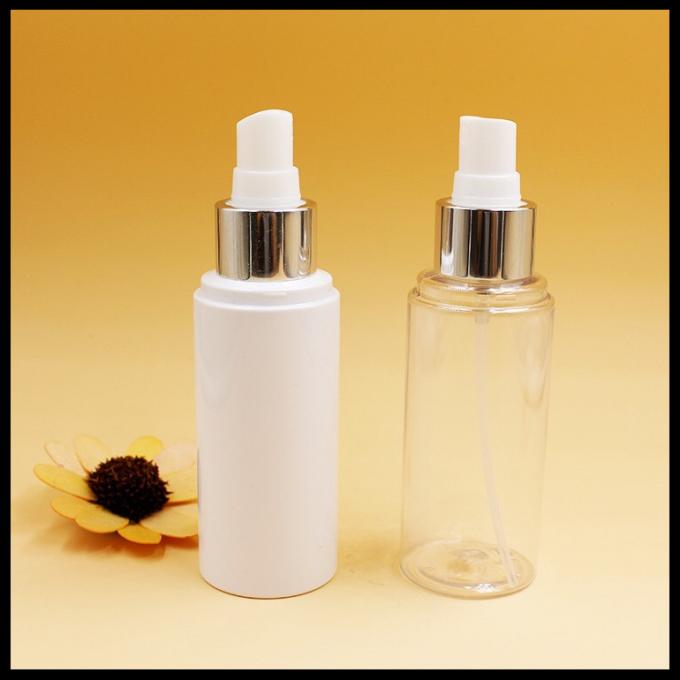 Spruzzi la capacità cosmetica di forma rotonda 100ml dei contenitori delle bottiglie di plastica dello spruzzo del profumo
