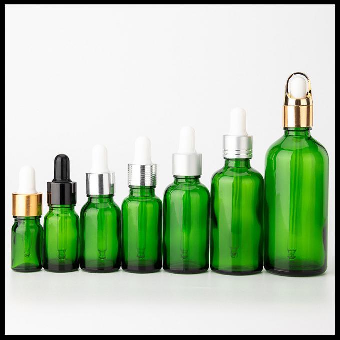 Approvazione inalterabile rotonda di TUV del coperchio a vite di verde di bottiglie di vetro dell'olio essenziale dell'oliva