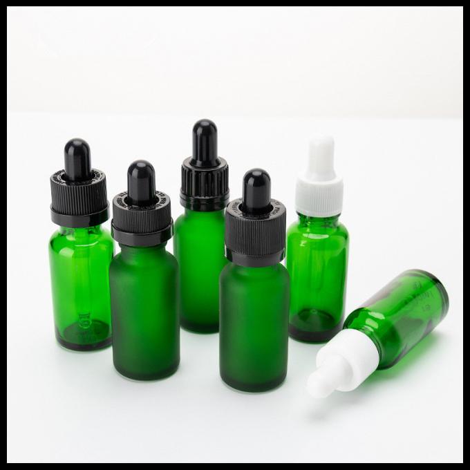 Il materiale riciclabile BPA dell'olio essenziale della capacità verde delle bottiglie di vetro 20ml libera