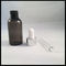 Bottiglie vuote nere del contagoccia di occhio, bottiglie durevoli del contagoccia con la pipetta fornitore